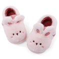 thumbnail image 2 of Drecage Toddler Kids Cute Bunny Slippers Boys Girls Winter Warm Fuzzy Bedroom House Shoes, 2 of 5