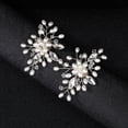thumbnail image 3 of AURARMLET White Rhinestone Crystal Shoe Clips for Shoes, Hats, Clutches - Elegant and Stylish Accessory, 3 of 8