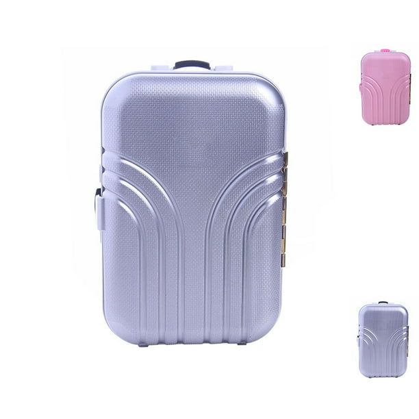 VALISE PLIABLE ,VOYAGE ET RANGEMENT JOUET GRIS ROSE