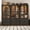 Black-6 glass doors, variant on ChVans Farmhouse 6 Glass Doors Armoire Wardrobe Closet with LED Sensor Light, 72" Arched Clothing Storage Cabinet for Bedroom with Drawers & Hanging Rod & Small Cabinet