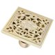 thumbnail image 5 of Accesorio de baño NikouMX desagüe de piso 10x10 cm dorado colador de piso, 5 of 8