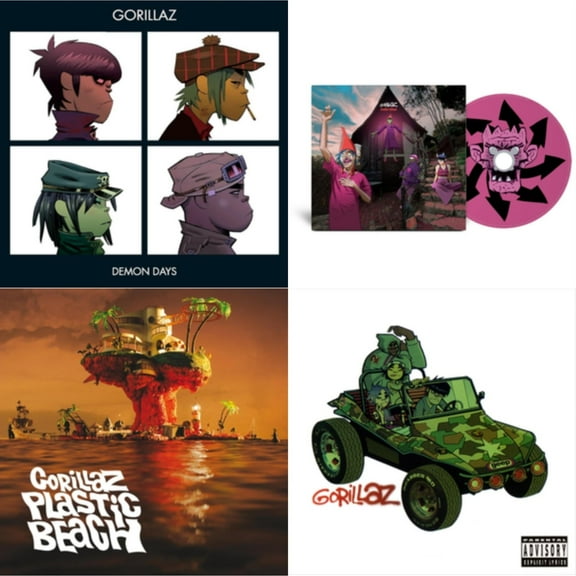 Demon Days & Cracker Island & Plastic Beach & Gorillaz [CD Bundle]