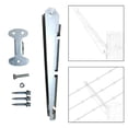 thumbnail image 6 of koolsoo Barbed Wire Arm Extender Fence Height Extension Protection Easy to Install Expandable Barbwire Extension Arms for Cattle Barn 30cm, 6 of 8