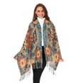 thumbnail image 6 of Pattern Traditional and Vintage Winter Scarf for Women Fashion Warm Long Soft Blanket Scarves Gifts, 6 of 10