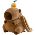 thumbnail image 1 of Mochila Escolar Capibara Felpa Bolso Piel para Estudiantes Minimochila Divertida, 1 of 9