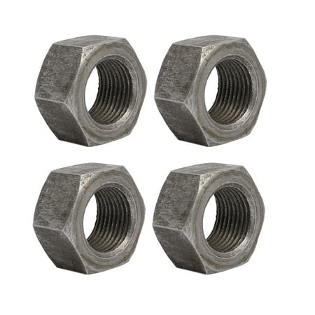 

4pcs M24 x 2mm Pitch Metric Fine Thread Carbon Steel Left Hand Hex Nuts