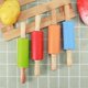 thumbnail image 5 of Set of 4 mini silicone pastry rollers, children's pastry roller with wooden handle, 5 of 5
