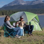 Coleman Sundome 6-Person Dome Tent, Green, 72 Center Height, Overall dimensions: 120'' H x 120'' W