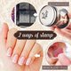 thumbnail image 3 of Placa de impresión de uñas de silicona suave transparente con raspador para decoración de uñas., 3 of 3
