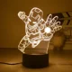 thumbnail image 4 of Lámpara 3D de superhéroes de, decoración de dormitorio de Iron Man, figura de Anime, luz nocturna ambiental, lámpara LED, regalo de Navidad para niño y hombre, 4 of 5