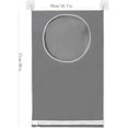 thumbnail image 2 of Paquete de 2 bolsas Oxford, cesta de almacenamiento de gran capacidad, almacenamiento colgante para baño, dormitorio y armario (gris) Sailing Electrónica, 2 of 5