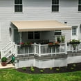 thumbnail image 5 of Awntech 8 Ft Maui Left Motorized Heavy Duty Patio Retractable Awning (96in x 9.25in x 78in), Tan, 5 of 6