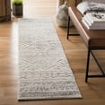 thumbnail image 3 of SAFAVIEH Tulum Merletta Oriental Runner Rug, Ivory/Grey, 2' x 9', 3 of 8