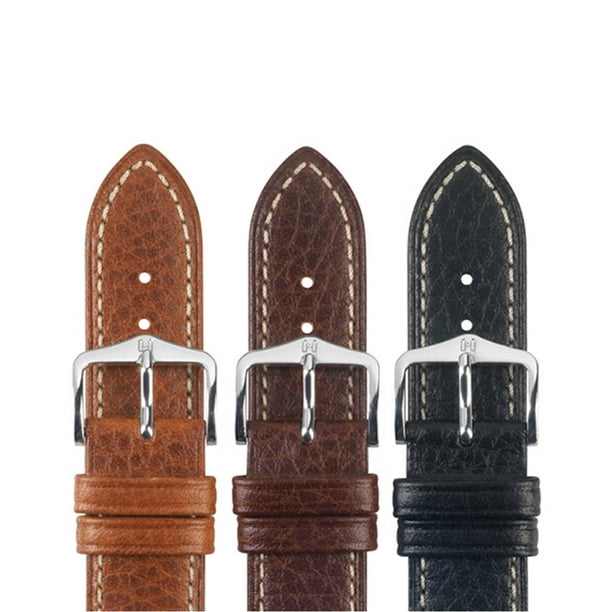 Hirsch Boston Artisan Leather Watch Strap Brown M 16mm