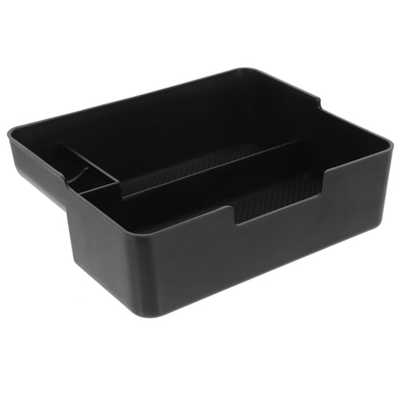 IBASETOY Multifunctional Center Console Storage Box Black Plastic for Car Accessories 1Pcs