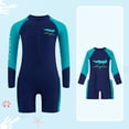 thumbnail image 4 of Gelikeya Boys UPF 50+ Long Sleeve One-Piece Swimsuit for Kids Water Sports Surfing Swimming Rash Guards Z01 Mint Green, 12-13 Years, 4 of 6