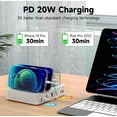 thumbnail image 3 of USB Charging Station - Charging Dock - 4-Port - Fast Charging Station for Multiple Devices - Docking Station - Smart Charging Station Dock - Multi Charging Station for Cell Phones and Tablets, 3 of 6