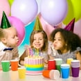 thumbnail image 3 of ACDANC Pink Cups Solo Cups Pink Plastic Cups,9 oz Disposable Cups,Reusable Party Supplies (50 Count) Pink Party Cups, 3 of 5