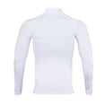 thumbnail image 3 of YONGHS Athletic Compression Tops for Men Quick Dry Track Shirts Baselayer Muscle Bodybuilding T-shirt White L, 3 of 7