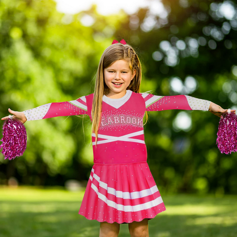 Zombies Cheerleader Costume for Girls Halloween Party Cheerleading