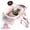Pink, variant on stusgo Collapsible Baby Bathtub, Plastic Baby Bath Tub with Soft Cushion & Thermometer（Grey）