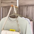 thumbnail image 3 of Over Door Hook Iron Door Back Organizer Punch Free Hanging Storage Hanger, 3 of 9