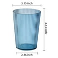 thumbnail image 6 of 14-Ounce Plastic Tumblers,Set of 4 Plastic Drinking Glasses,Reusable Plastic Cups, Stackable, Shatter-Proof, Dishwasher-Safe(Transparent,Blue,Gray,Green), 6 of 8