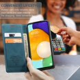 thumbnail image 2 of bleu Vert , Caseme Coque Pour Samsung Galaxy S22 5g Housse En Cuir Premium Pu Pochette Portefeuille Magntique Etui De Protection Pour Samsung Gala, 2 of 5