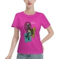 thumbnail image 1 of T-Shirt Basique à Manches Courtes pour Femmes Style de Rue Demon Slayer, 1 of 6