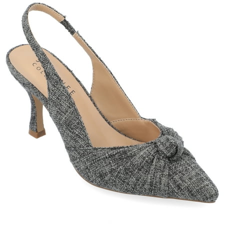 

Journee Collection Womens Bahar Sling Back Pointed Toe Pumps