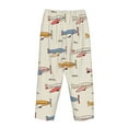 thumbnail image 5 of Goofa Striped Vintage Planes Printed Soft Pajama Pants for Women, Wide Leg Comfy Casual Lounge Yoga Pants-X-Large, 5 of 9