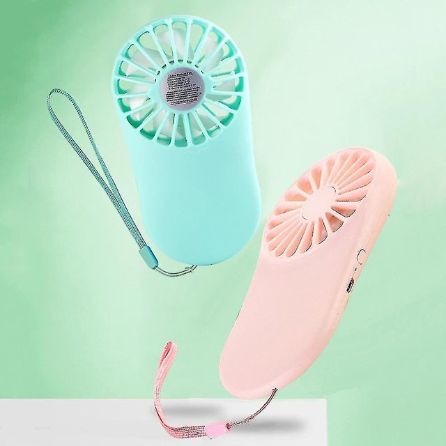 Mini ventilador de mano con carga USB, cordón para exteriores, ventilador eléctrico portátil S