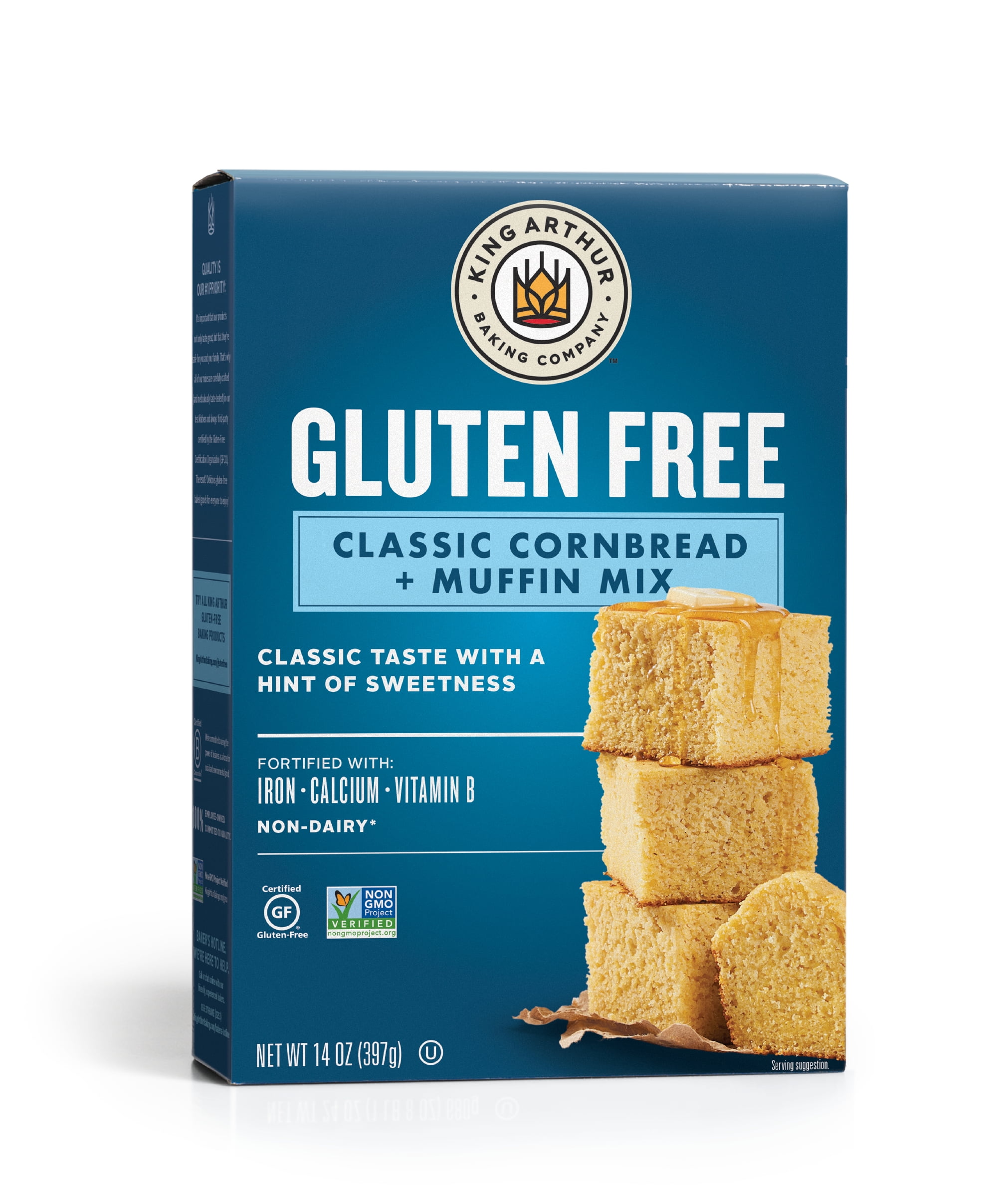 King Arthur Flour Gluten Free Cornbread Mix, 14.0 OZ - Walmart.com