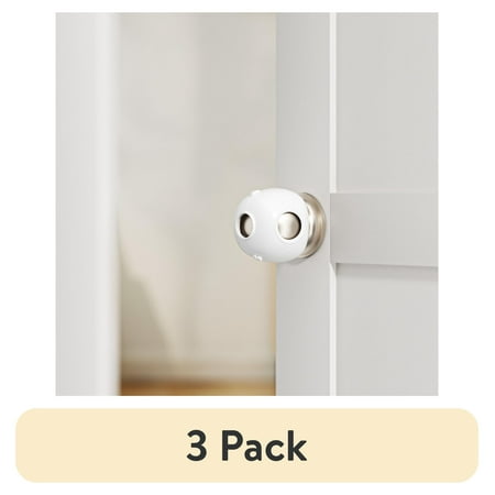 (3 pack) Parent's Choice Child Safety Door Knob Covers, White, 3 Pack