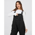 thumbnail image 3 of Lentta Womens Warm Winter Fleece Overalls Casual Loose Sherpa Jumpsuits Fuzzy Ski Pants with Pocket, 3 of 7