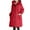 Watermelon Red, variant on Women's Casual Long Apron Jacket Oil Lightweight Kitchen Cover Up For Home Cooking And Work Womens Wearable Everyday Women's Bomber Jacket Casual Coat