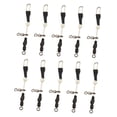 thumbnail image 4 of S SERENABLE 5 / 10pcs Fishing Rolling Swivels Connector Hook Line Connector 10pcs 10 Pieces, 4 of 9
