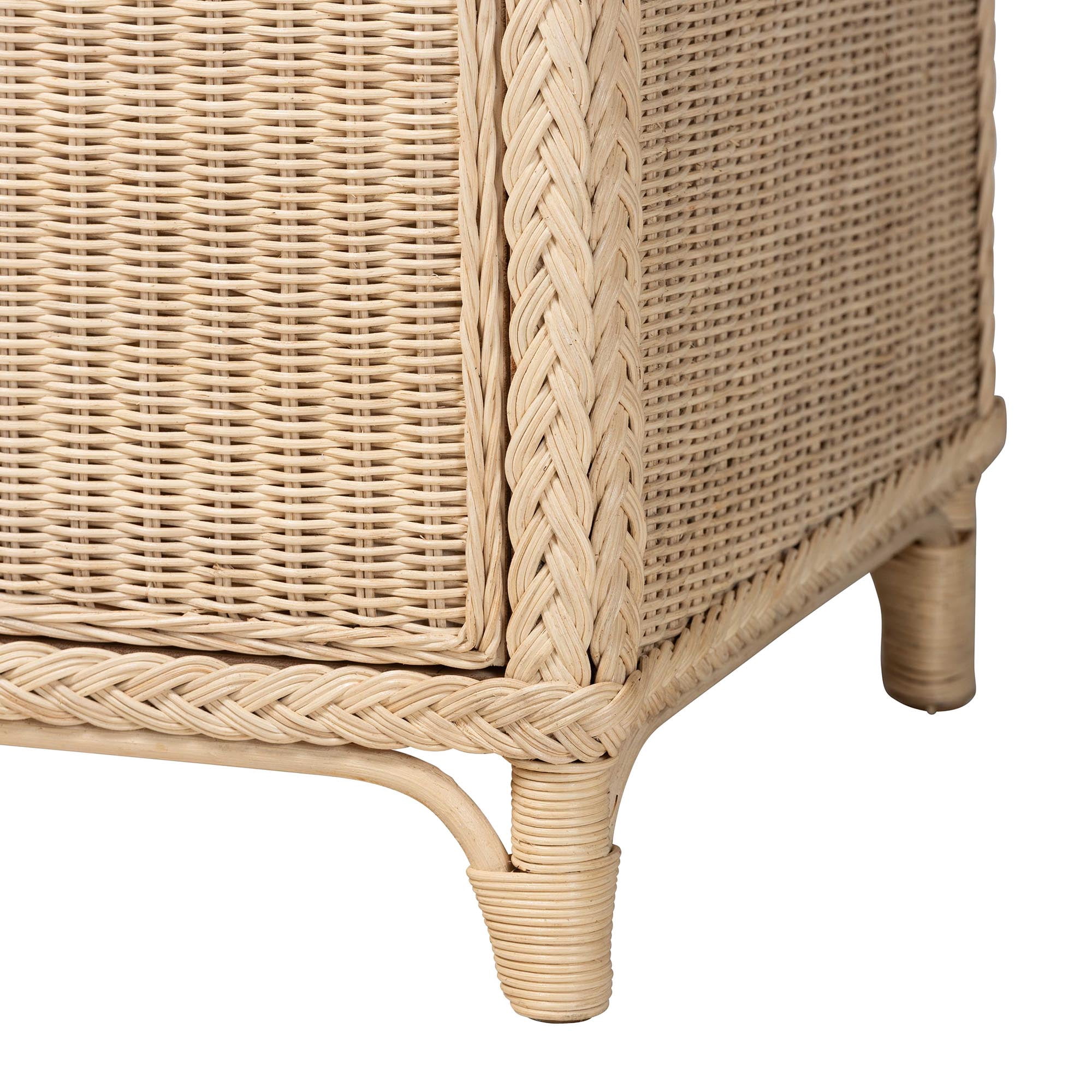 bali & pari Delilah Boho Sideboard, 4-Door, Natural