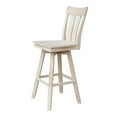 thumbnail image 6 of International Concepts Wood Ava Slat Back Bar Height Stool - 29.92" Seat Height - Unfinished, 6 of 18