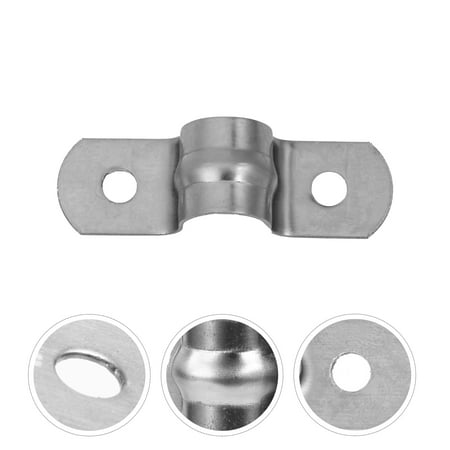 PBPBOX 40Pcs Metal U Shape Clamp Fastener for Pipes Portable and Lightweight Design