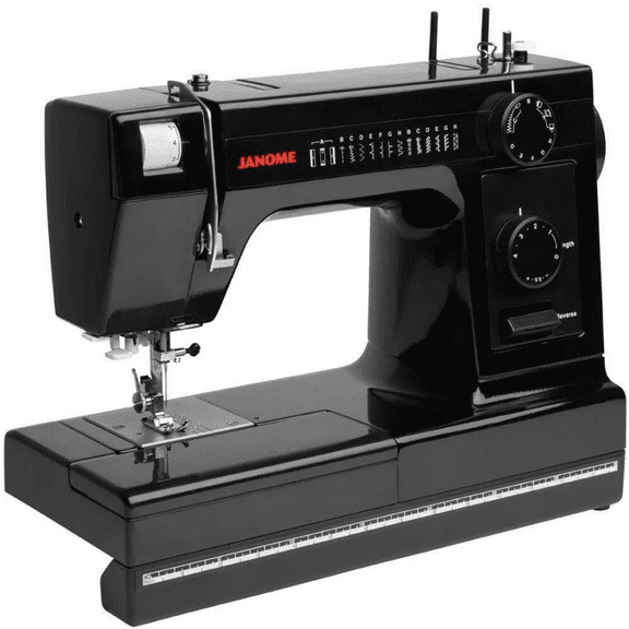 Máquina de Coser Janome Black Edition HD1000BE Uso Rudo 14 Puntadas