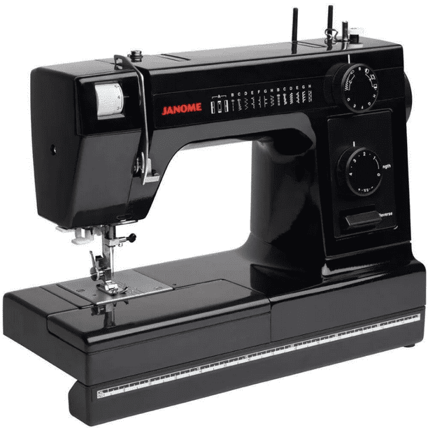 Máquina de Coser Janome Black Edition HD1000BE Uso Rudo 14 Puntadas