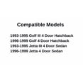 thumbnail image 2 of Passenger Right Side Rear Door Window Door Glass Compatible with Volkswagen Golf / Golf III / Jetta / Jetta III 1993-1999 4 Door Models, 2 of 6