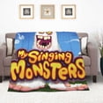 thumbnail image 3 of My Singing Monsters Air Conditioning Blanket Lightweight Thermal Bed Quilt Ultra Cozy Throw Blanket Tapestry For Bedding Sofa And Travel 70"X80", 3 of 8
