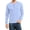 01 Light Blue, variant on Aiyino Men's Loose Fit Heavyweight Long Sleeve Pocket Henley T-Shirt