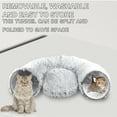 thumbnail image 4 of Cat Tunnel NIR Vana,Cat Tunnel Bed for Indoor Cats,Cat Donut Tunnel, Cat Tunnels for Indoor Cats, Cat Tunnel with Cat Bed for Indoor Cats, Soft Plush Cat Cave Donut Tunnel, 4 of 7