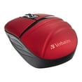 thumbnail image 2 of Verbatim Souris de Voyage Sans Fil Mini - Série Commuter - Souris - Optique - 3 Boutons - Sans Fil - 2.4 GHz - Récepteur USB Sans Fil - Rouge, 2 of 8