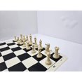 thumbnail image 4 of Juego de ajedrez BESTCHIC, tablero plegable de silicona de 51 cm, piezas de 10 cm, 4 of 9