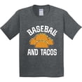 thumbnail image 3 of Inktastic Baseball and Tacos Youth T-Shirt, 3 of 5