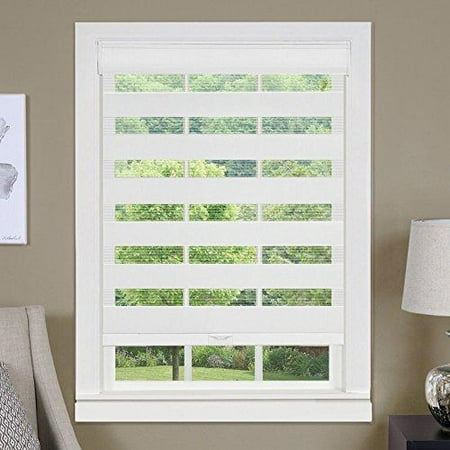 Cordless Celestial Sheer Double Layered Shade 34x72 ...